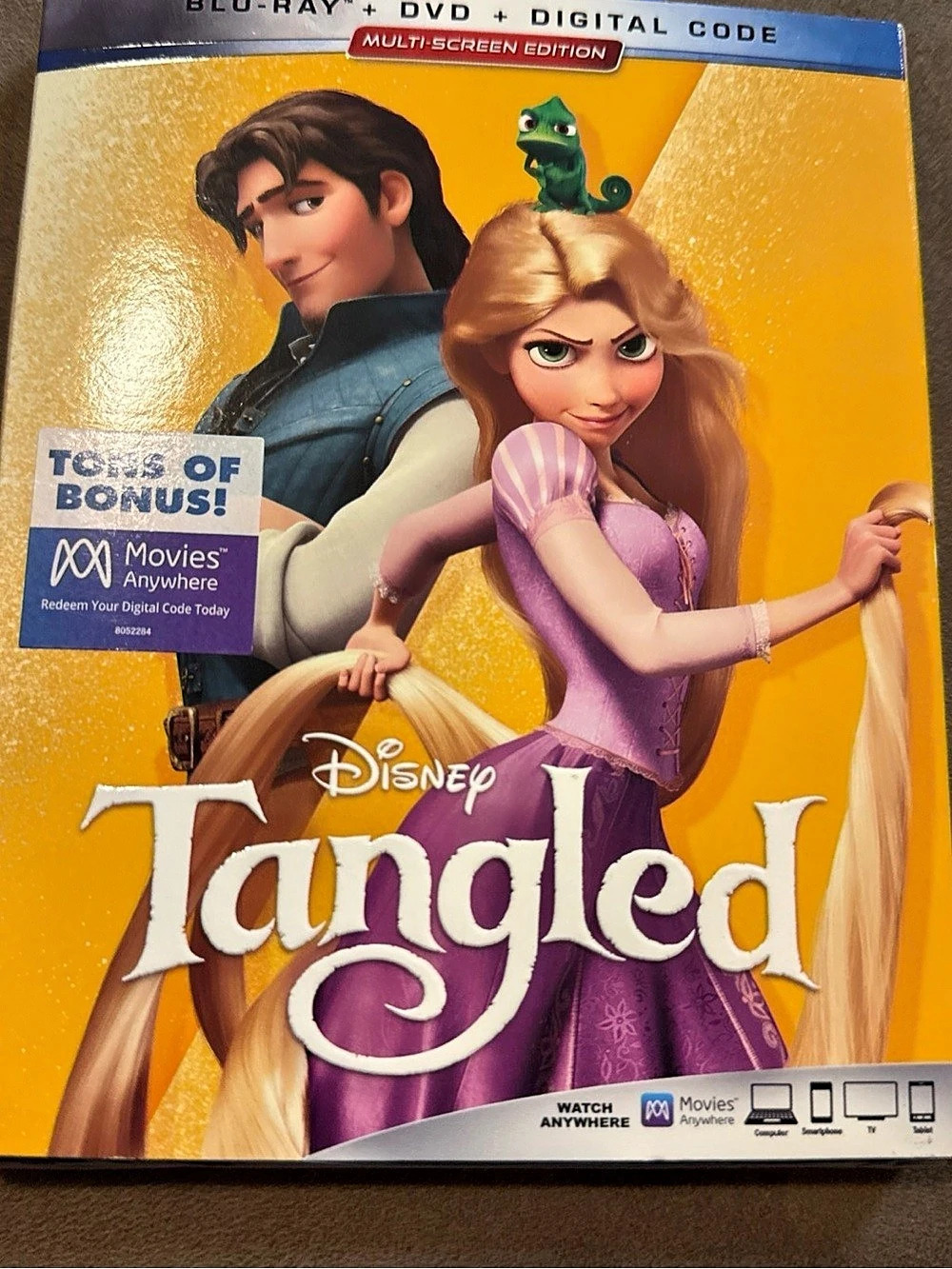 Disney Tangled Blu-ray + DVD Multi-Screen Edition